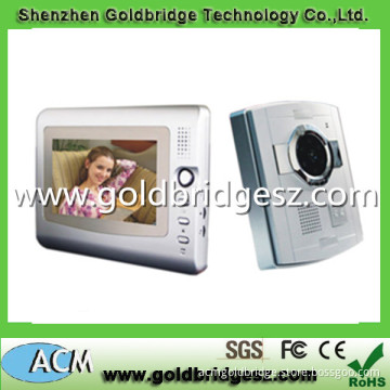 Keypad 7'' TFT Color Screen Video Door Intercom Phone with Photo Memory
